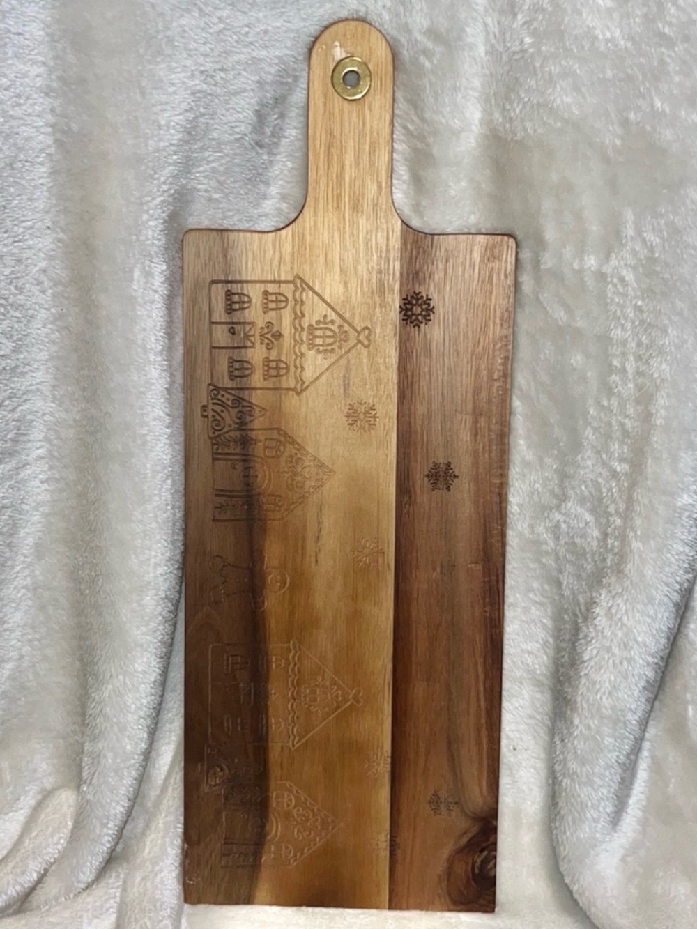 🎄❄️ FINISHED SOLID NATURAL WOOD WINTER CHRISTMAS CUTTING BOARD WALL TABLE DECOR
